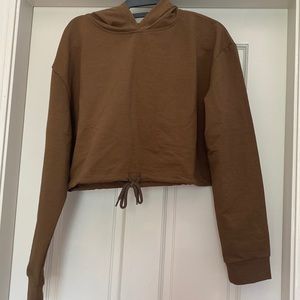 Parisian cropped hoodie